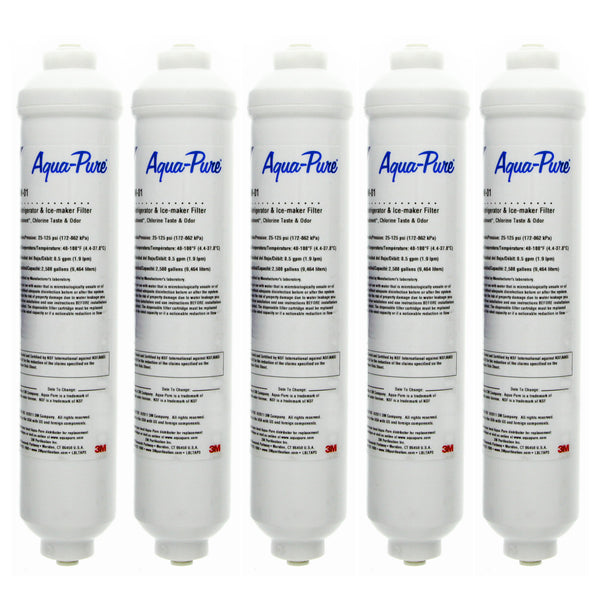 3M Aqua-Pure IL-IM-01 Inline Carbon Water Filter 1/4 Quick Connect