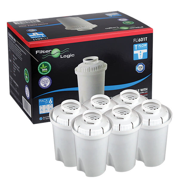 Brita Classic Compatible Water Filter Replacement Refill Cartridge (6 Cartridges)