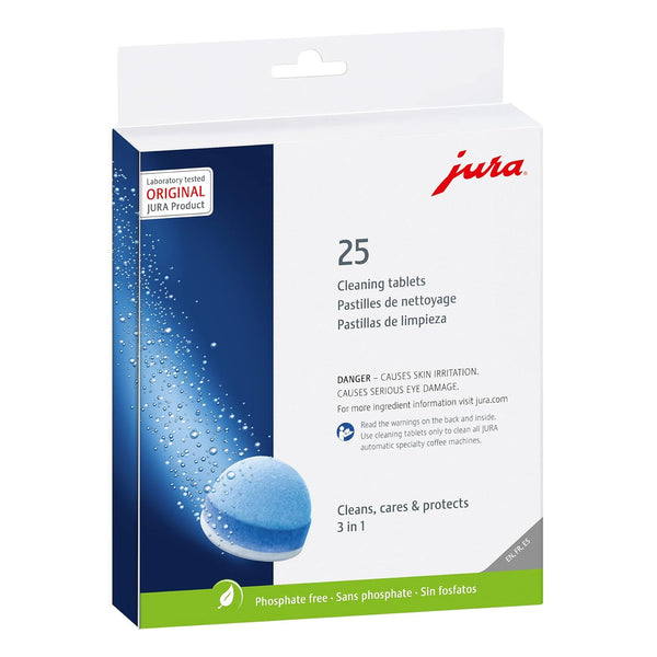 Jura 25 Cleaning Tablets 3 in 1 Phase