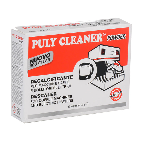 Puly Caff Professional Coffee Espresso Machine Cleaner Descaler - 10 Sachets