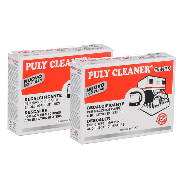 Puly Caff Professional Coffee Espresso Machine Cleaner Descaler - 10 Sachets